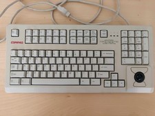 COMPAQ KEYBOARD MX11800 MX-11800 trackball + CHERRY KEYS - Vintage but LIKE NEW picture
