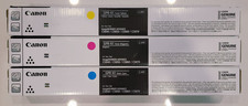 Genuine Canon GPR-61 CMY Toner Set of Three New in Sealed Boxes (NO BLACK) picture