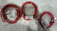 RED CAT6 CABLE. 10 FOOT.  PACK OF 3. COMPREHENSIVE CABLE CAT6-10RED BRAND NEW picture