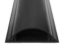 Cord Cover Floor 34in(2xL17in), Large Capacity Floor Cable Cover, Hard PVC Co... picture