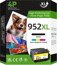 4PK 952XL Ink Cartridges For HP OfficeJet Pro 7720 7740 8210 8216 8710 8715 8720 picture