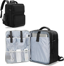 Projector Backpack Bag with 15.6 Inch Laptop Sleeve, Black picture