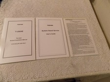 Vintage Toshiba T1200XE Manual Set picture