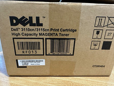 Genuine Dell 3110cn/3115cn Magenta High Yield Toner Cartridge RF013 CT350454 picture