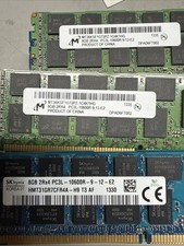 Lot of 39 Mixed Brand Samsung/Hynix 8GB 2Rx4 PC3L-10600R RDIMM Server Ram picture