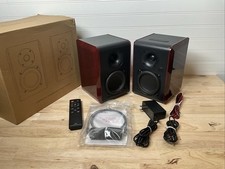 Saiyin Bluetooth Bookshelf Speakers - Active Powered Speakers for TV & PC picture