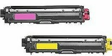 (2) Speedyinks MKTN225M Magenta Yellow Toner Cartridges Brother HL3140CW **NEW** picture