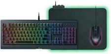 Razer Limited Ed.  Bundle Gaming Keyboard Mouse Mousepad Set Cynosa Chroma Mint picture