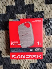 SanDisk Extreme Portable SSD 1TB  Up 2000 MB SDSSDE7W-1T00-AW25 picture