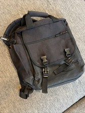 eBags Professional Slim Black Laptop Backpack Weekender Excellent Condition picture