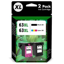 63 XL Ink Cartridges for HP Envy 4520 4512 OfficeJet 3830 4650 5255 5258 Printer picture