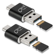 2 Pack Micro SD Card Reader for Android Phone,Micro SD Card to USB Adapter, M... picture