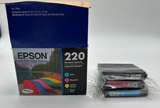 Epson 220 Combo Ink Cartridges- Black,Cyan,Magenta, exp 2025-W/ Yellow Generic picture