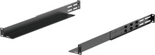 1U Universal Rack Mount Rails,4-Post Server Rack Shelf Rail with 20.9