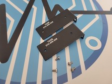 1 Set Black TASB 570-496-508 Pair of 1U Rack Ears w/ Screws for APC KVM Switch picture