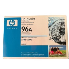 Genuine HP C4096A 96A Black Toner Cartridge LaserJet 2100 OEM Sealed Box NEW picture