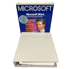 1985 RARE - Vintage Microsoft Word Version 2.0 For IBM PC Software | Complete picture
