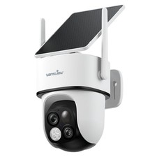 wansview Solar Camera Outdoor Wireless, 2K Dual Lens 360°, 2.4G, B7 1Pack ( picture