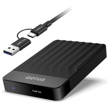 Sleek 1TB Portable HDD - USB 3.0 & USB-C Storage for Laptops & Gaming Consoles picture