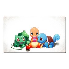 Pokemon Playmat Squirtle Bulbasaur TCG CCG Pad Trading Card Game Mat Mousepad picture