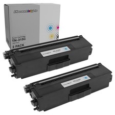 2PK TN315C CYAN Toner Cartridge for Brother HL-4150c HL-4570cdw MFC-9970cdw 9560 picture