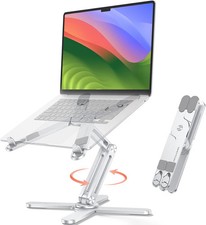 OMOTON LA10 360° Rotating Laptop Stand Foldable Aluminum for 11-17
