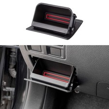 Subaru Fuse Box Coin Storage Tray Black with Red Non-Slip Liner picture