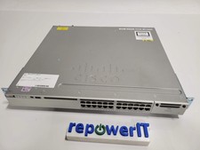 Cisco WS-C3850-24T-E 24 Port Gigabit Non-PoE Switch USED picture