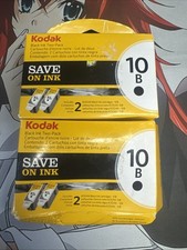 Genuine Kodak 10B Ink Cartridges Black 2 Pack Sealed  t9 picture