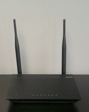 FCC Compliant ASUS RT-N12 WiFi Internet Router, Black, Used, No Power Cord picture