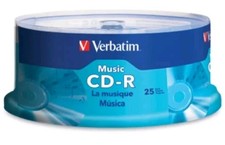 PE Verbatim® 40x 80-Minute CD-R with Branded Surface, 25 Pack picture