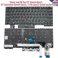 New US Keyboard Backlit for Lenovo ThinkPad P1 Gen3 X1 Extreme 3rd Gen T14s Gen1 picture