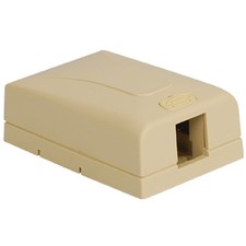 ICC SURFACE MOUNT BOX ELITE 1-PORT IVORY IC108SB1IV UPC 633758005890 picture