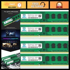 32GB DDR3 RAM 1600MHz PC3-12800U 240-Pin UDIMM Desktop Memory Kit (4x8GB) picture