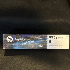 GENUINE HP 972X  High Black Original PageWide Ink Cartridge Sealed EXP 12/24 picture