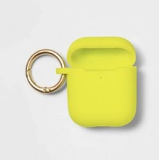 heyday™ Airpod Silicone Case with Clip - Space Blue, Shadow Gray, or Lime Green picture