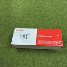 Genuine Canon 051 Black Toner Cartridge 2168C001 OEM Standard Yield New Sealed picture
