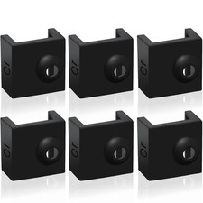 3D Printer Hotend Silicone Sock, 6 PCS Heater Block Cover for...  picture