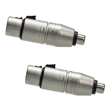 Hosa Technology Hosa 2x GXF-132 Analog Audio RCA - Female 3Pin XLR Adaptor picture