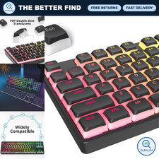 Custom Black Pudding Keycaps Set - 117 XDA Profile for 75% Mechanical Keyboard picture