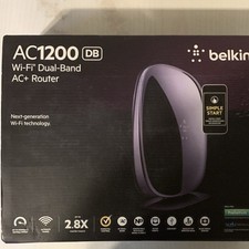 Belkin AC1200 DB Dual-Band Wi-Fi Router, 867 Mbps, Parental Control, USB, Black picture