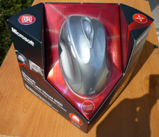 [NEW/SEALED] Microsoft Wireless Laser Mouse 6000 Silver 1053 (B5V-00001) picture