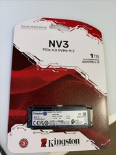 Kingston NV3 M.2 2280 1TB PCIe 4.0 NVMe Solid State Drive SSD 6000mb/S picture
