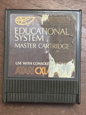 Atari CXL4001 Educational System Master Cartridge 400 800 XL picture