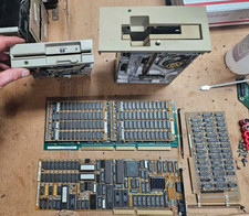 Vintage Rare IBM 5363 System/36 Card Set Ram & IOP Feature Card + Floppy & Tape picture