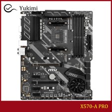 FOR MSI X570-A PRO AM4 AMD X570 HDMI DDR4 128GB ATX Motherboard picture