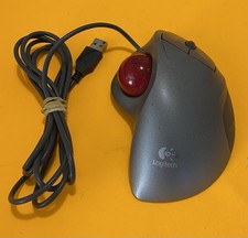 LOGITECH T-BB18 Trackman Wheel Marble Mouse USB w/2-Button Scroll 804360-1000 picture