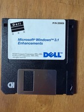 Dell Microsoft Windows 3.1 OEM 8-Disk Set 3.5” Floppy 1992 Untested picture