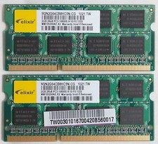 Elixir 4GB (2x2GB) PC3-10600S DDR3-1333 1333MHz Laptop Memory Ram picture