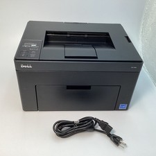 Dell 1250c Color Laser Printer 7141 Pages - Color Laser Printing - Toner Inside picture
